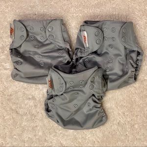3 Flip diaper covers